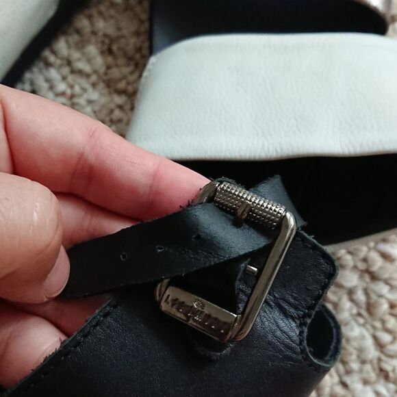 LILIMILL all black sandals size 39 - Picture 7 of 13